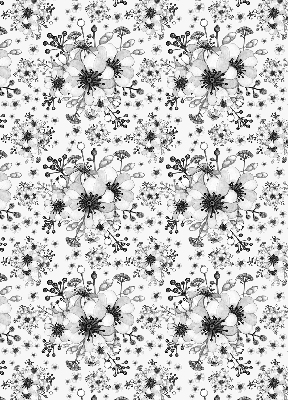 Modern roller blind con dibujo de flor