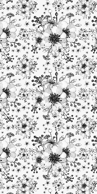 Modern roller blind con dibujo de flor
