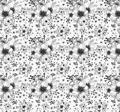 Modern roller blind con dibujo de flor