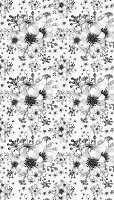 Modern roller blind con dibujo de flor