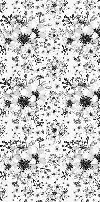 Modern roller blind con dibujo de flor
