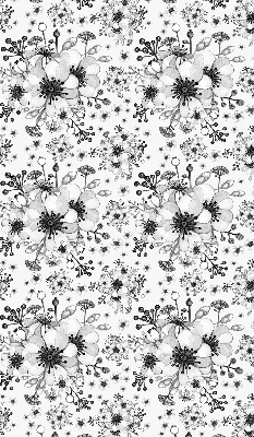 Modern roller blind con dibujo de flor