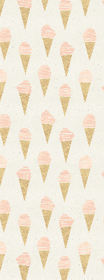 Estor enrollable para ventana con diseño de helado