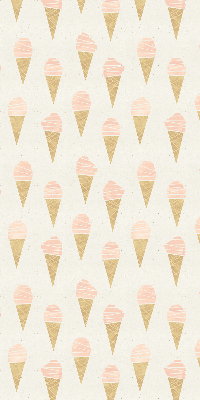 Estor enrollable para ventana con diseño de helado