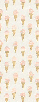 Estor enrollable para ventana con diseño de helado