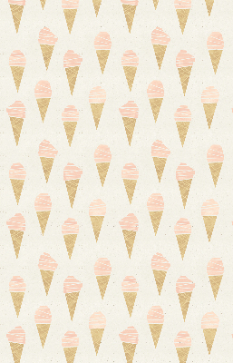 Estor enrollable para ventana con diseño de helado