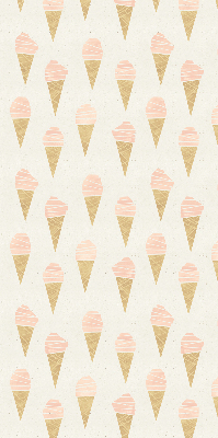 Estor enrollable para ventana con diseño de helado