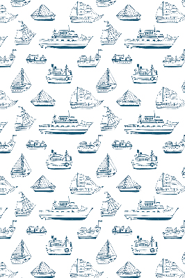 Estor enrollable con estampado de barcos