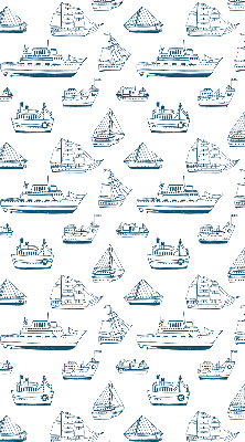 Estor enrollable con estampado de barcos