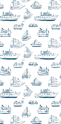 Estor enrollable con estampado de barcos