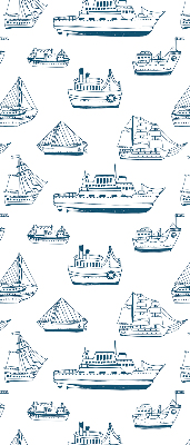 Estor enrollable con estampado de barcos