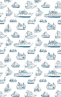 Estor enrollable con estampado de barcos