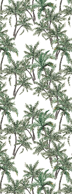 Estor enrollable con estampado de palmeras
