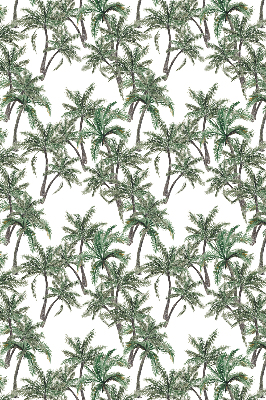 Estor enrollable con estampado de palmeras