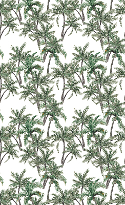 Estor enrollable con estampado de palmeras