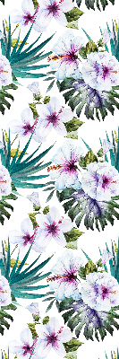 Estor enrollable con estampado de flores