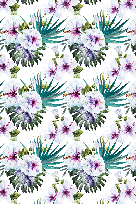Estor enrollable con estampado de flores