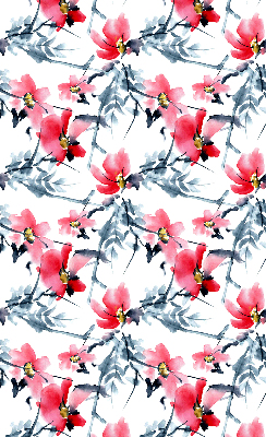 Estor enrollable con estampado de flores