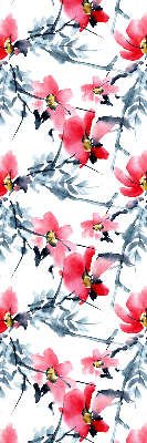 Estor enrollable con estampado de flores