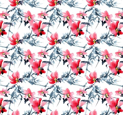 Estor enrollable con estampado de flores