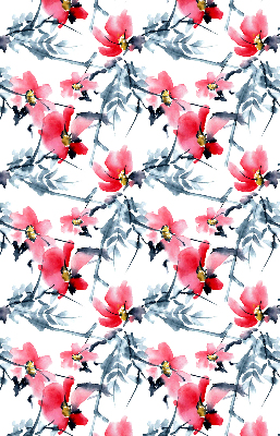 Estor enrollable con estampado de flores