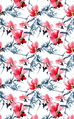 Estor enrollable con estampado de flores