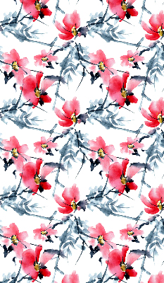 Estor enrollable con estampado de flores