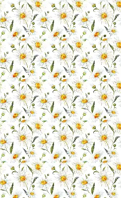 Modern roller blind con diseño de margaritas