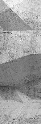 Estor enrollable para ventana con diseño de muro de piedra 3D