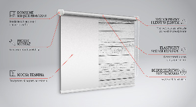 Estor enrollable con tablero en color gris