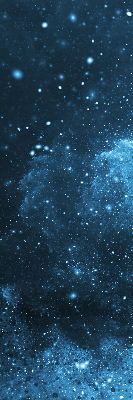 Estor enrollable con diseño Cosmos