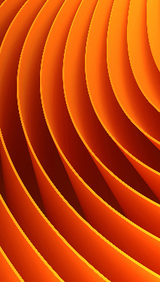 Modern roller blind con diseño de abstracción naranja