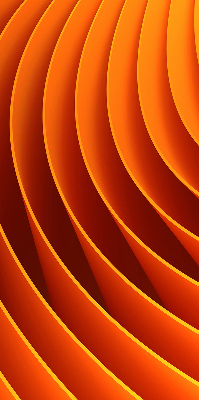 Modern roller blind con diseño de abstracción naranja