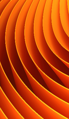 Modern roller blind con diseño de abstracción naranja