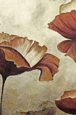 Estor enrollable con estampado de flores