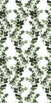 Modern roller blind con hojas