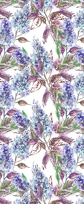 Modern roller blind con motivo de flores de verano
