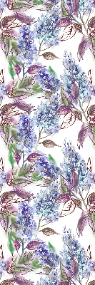 Modern roller blind con motivo de flores de verano