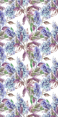 Modern roller blind con motivo de flores de verano