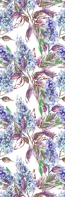 Modern roller blind con motivo de flores de verano