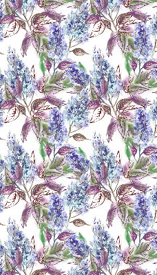 Modern roller blind con motivo de flores de verano