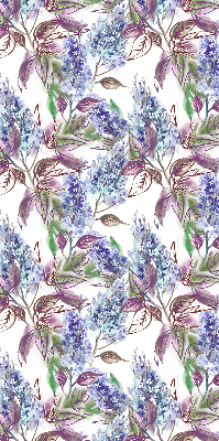 Modern roller blind con motivo de flores de verano