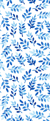 Modern roller blind con lamas azules