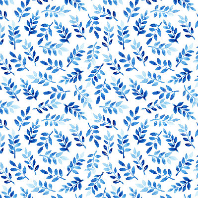 Modern roller blind con lamas azules