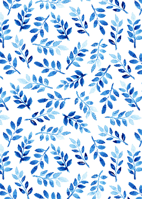 Modern roller blind con lamas azules