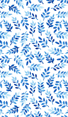 Modern roller blind con lamas azules