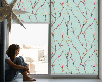 Estor enrollable para ventana con estampado 