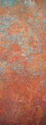Estor enrollable con chapa metálica en color naranja