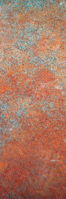 Estor enrollable con chapa metálica en color naranja