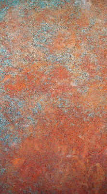 Estor enrollable con chapa metálica en color naranja